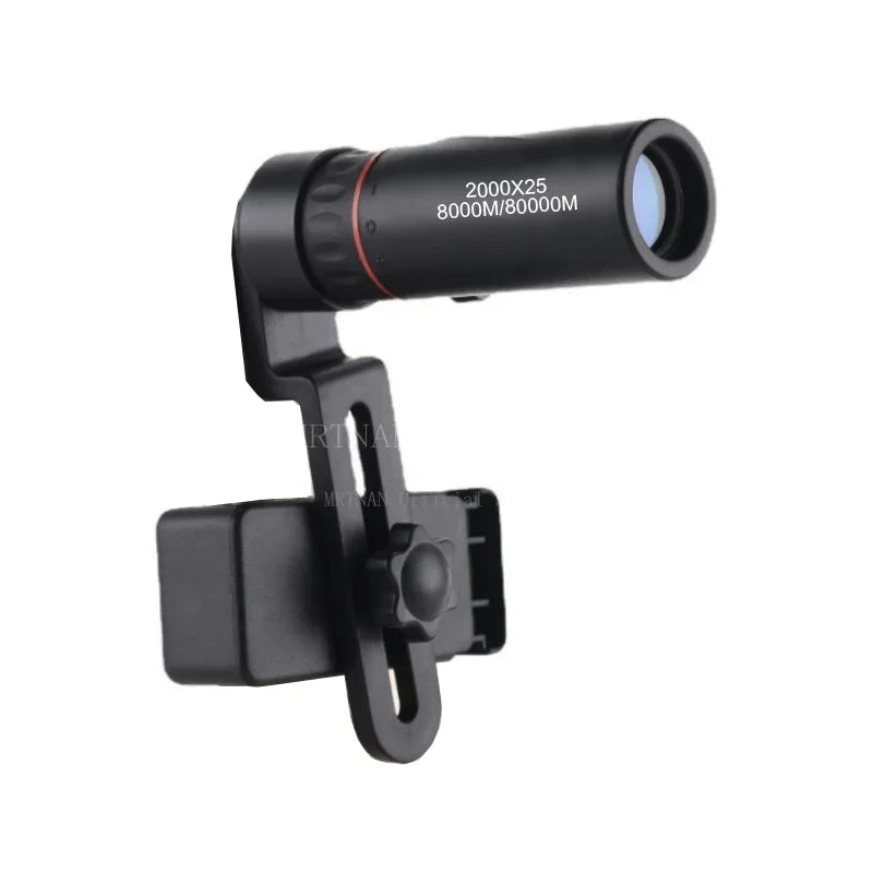 2025 2000X25 HD Monocular Telescope, Compact Portable for Travel, Hiking, Fishing, Camping, Stargazing, Concerts & Bird Watching