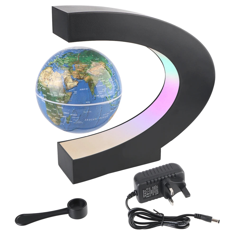 Novelty Ball Light Birthday Gifts Magnetic Levitation Globe Floating LED World Map Home Decoration Electronic Antigravity Lamp