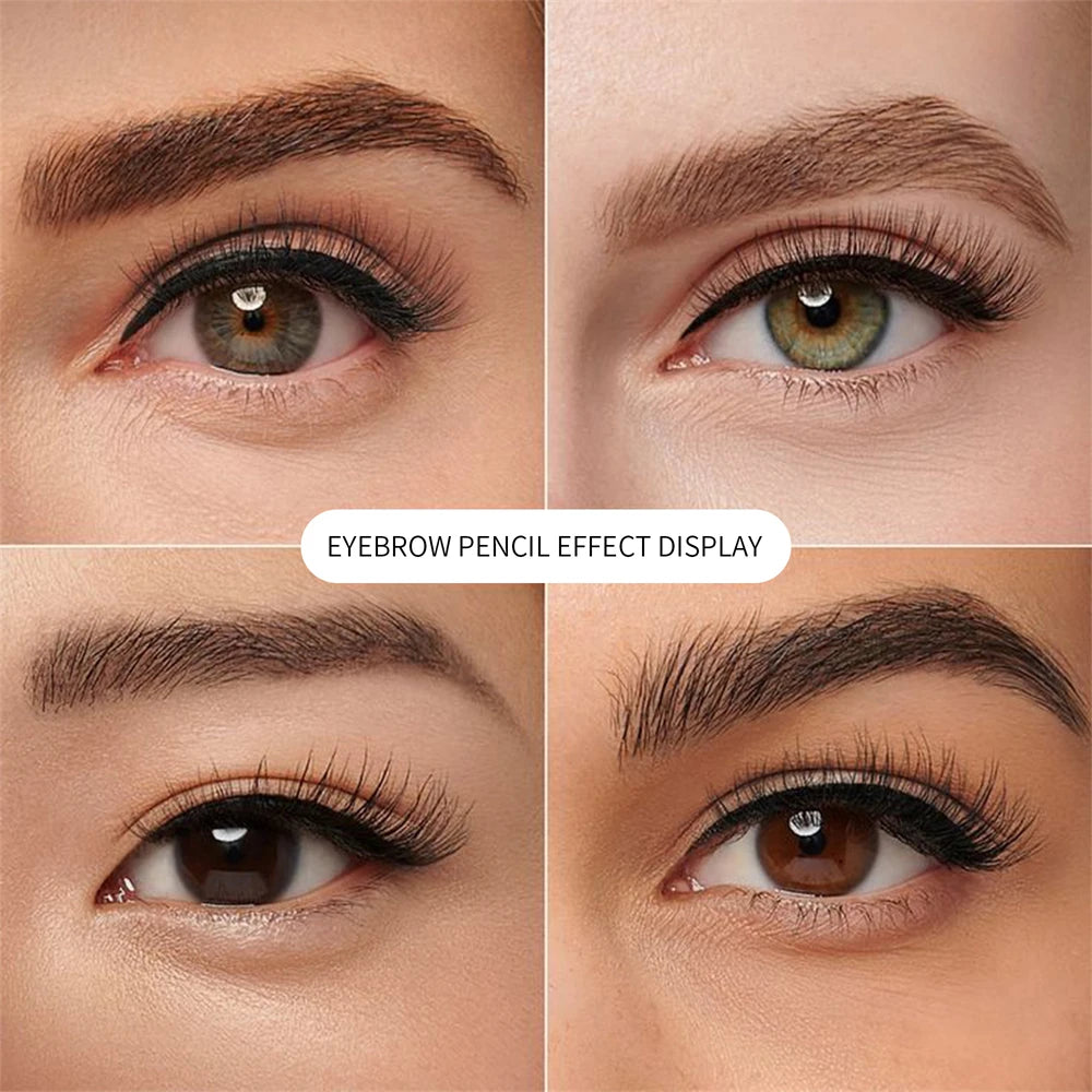 2 In 1 Deluxe Golden Strip Eyebrow Pencil Long-Lasting Waterproof for Precise Application Line Color Delicate Makeup